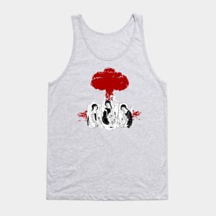 A quiet meal amid catastrophe. Tank Top